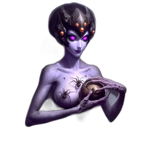 jewelry, mask, crown, staff transparent PNG cut-out