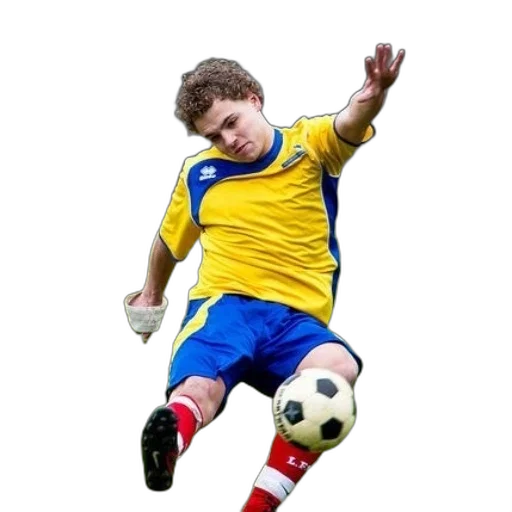 photorealistic, 3d render, soccer, player transparent PNG cut-out