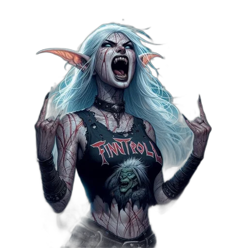 creature, fantasy art, concept art, comic book art transparent PNG cut-out