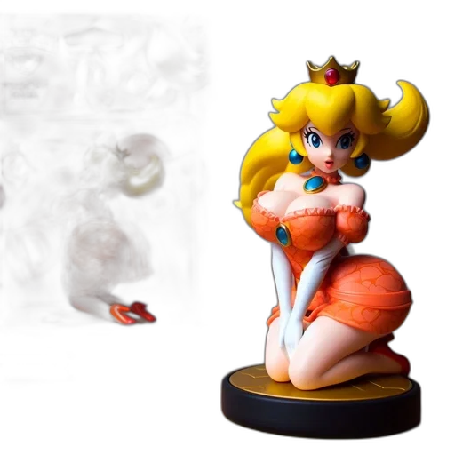 concept art, 3d render, fire, princess transparent PNG cut-out