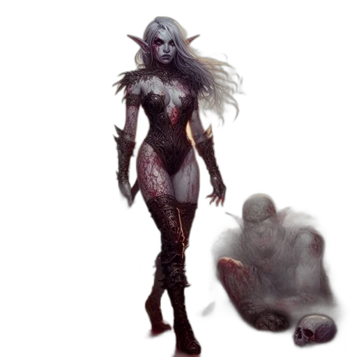 creature, concept art, fantasy art, pixel art transparent PNG cut-out
