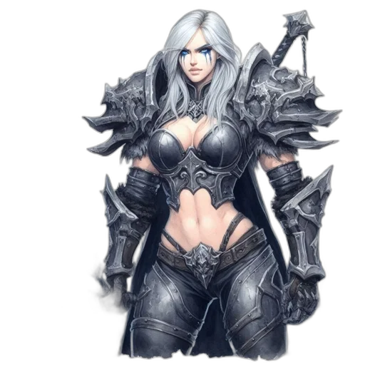 fantasy art, concept art, comic book art, pixel art transparent PNG cut-out