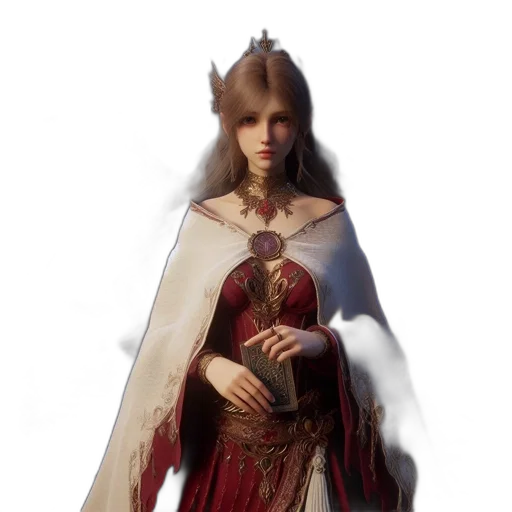crown, fantasy art, concept art, 3d render transparent PNG cut-out