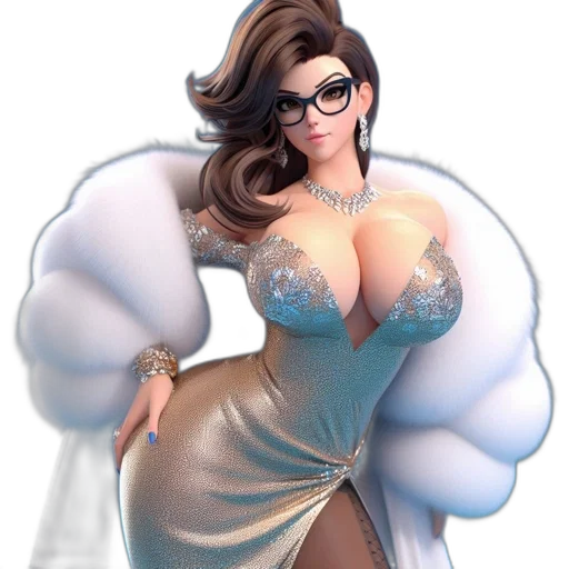 dress, 3d render, concept art, fantasy art transparent PNG cut-out