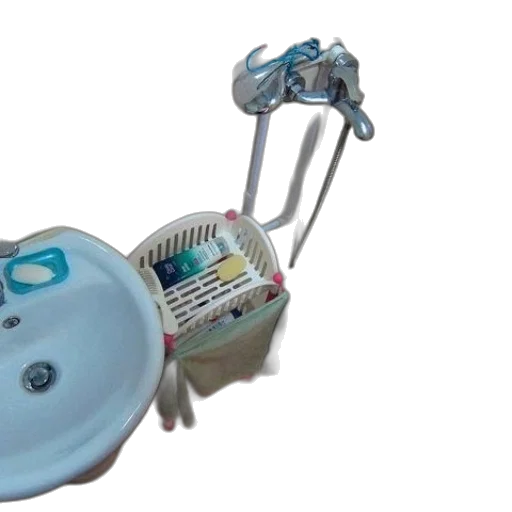 robot, weapon, 3d render, bathroom transparent PNG cut-out