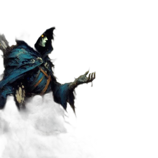 dragon, mask, sword, staff transparent PNG cut-out