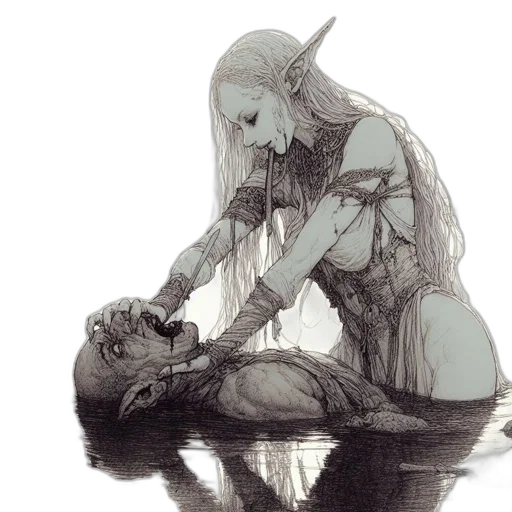 sword, weapon, fantasy art, concept art transparent PNG cut-out