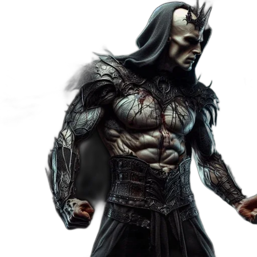 concept art, comic book art, fantasy art, 3d render transparent PNG cut-out
