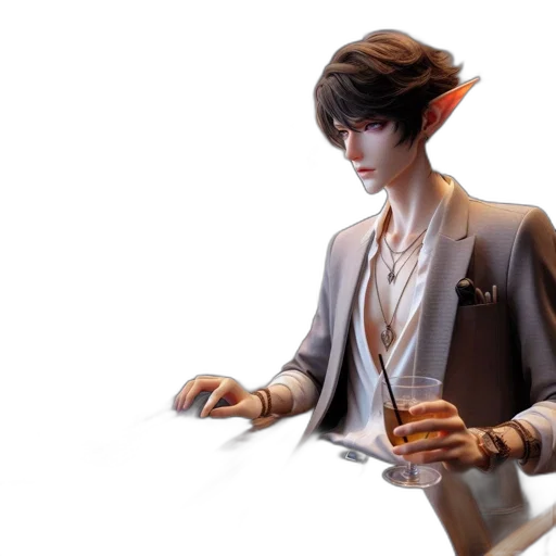 staff, 3d render, concept art, fantasy art transparent PNG cut-out