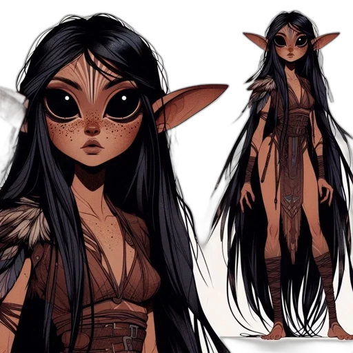 concept art, fantasy art, comic book art, pixel art transparent PNG cut-out