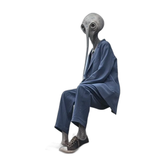 mask, robot, staff, jacket transparent PNG cut-out