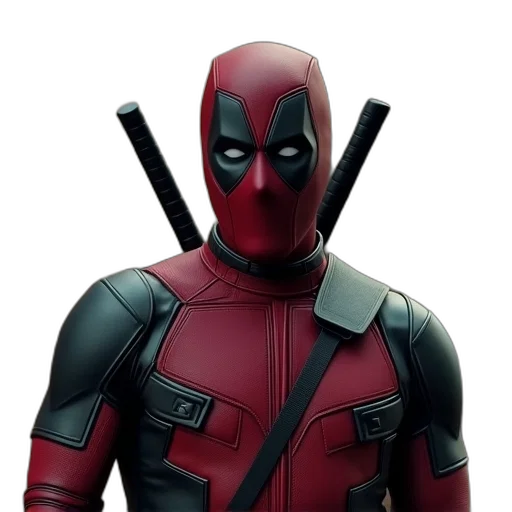 concept art, comic book art, 3d render, red transparent PNG cut-out