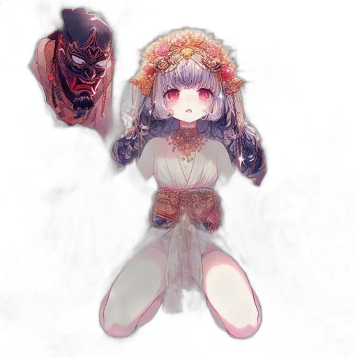 mask, creature, dress, face transparent PNG cut-out