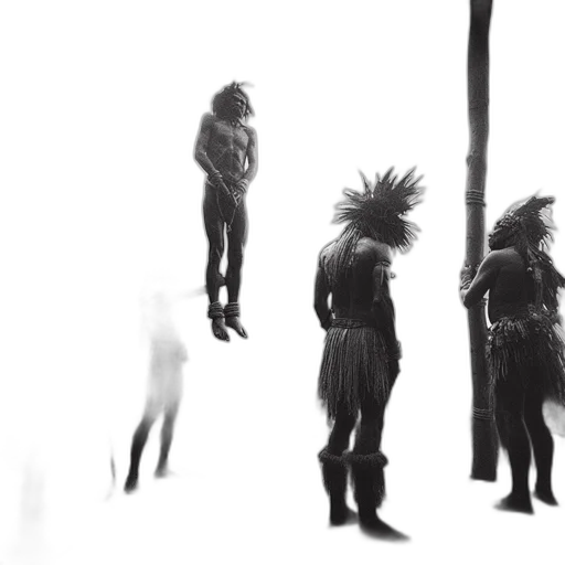 hair, creature, staff, animal transparent PNG cut-out
