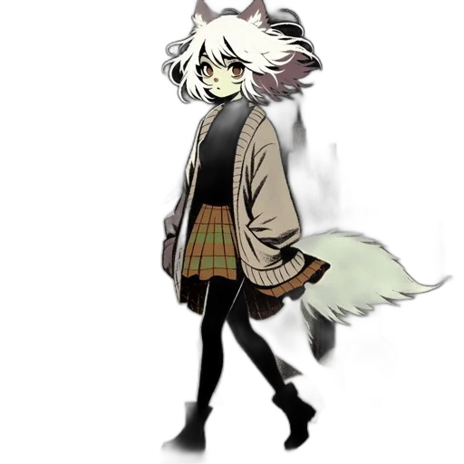 staff, jacket, animal, creature transparent PNG cut-out