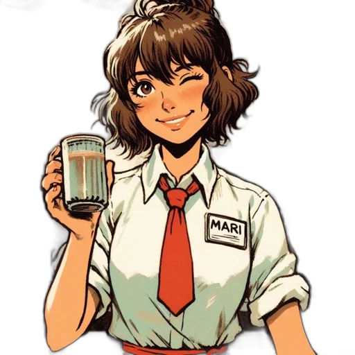 food, dress, bottle, staff transparent PNG cut-out