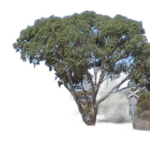 tree, crown, 3d render, photorealistic transparent PNG cut-out