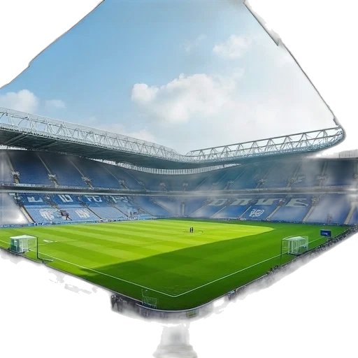 3d render, concept art, photorealistic, stadium transparent PNG cut-out