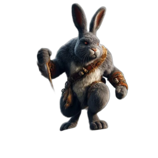 animal, creature, staff, weapon transparent PNG cut-out