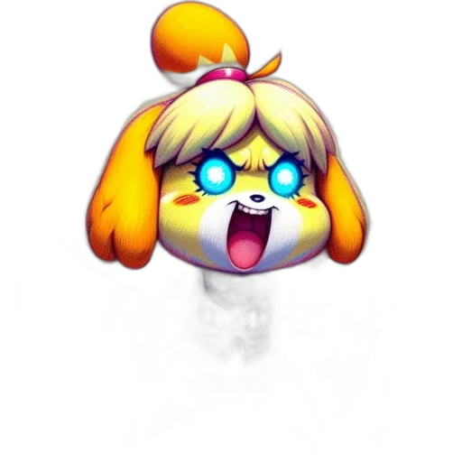 staff, mask, face, creature transparent PNG cut-out