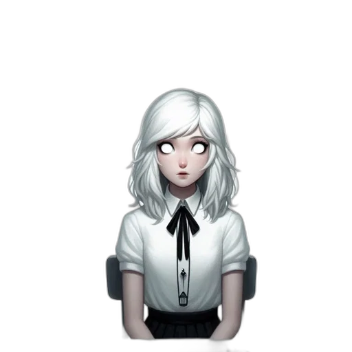 staff, face, robot, dress transparent PNG cut-out
