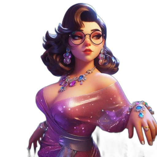 dress, jewelry, concept art, fantasy art transparent PNG cut-out