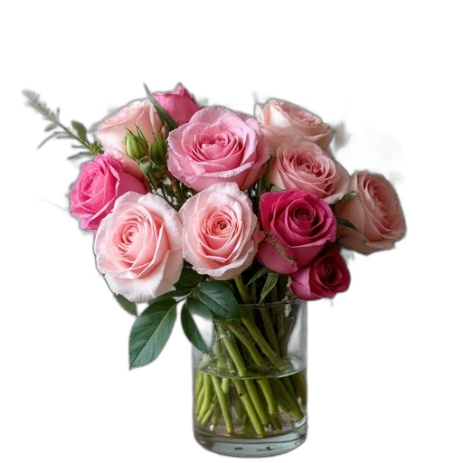 flower, photorealistic, 3d render, love transparent PNG cut-out