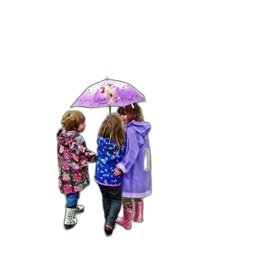 umbrella, jacket, photorealistic, 3d render transparent PNG cut-out