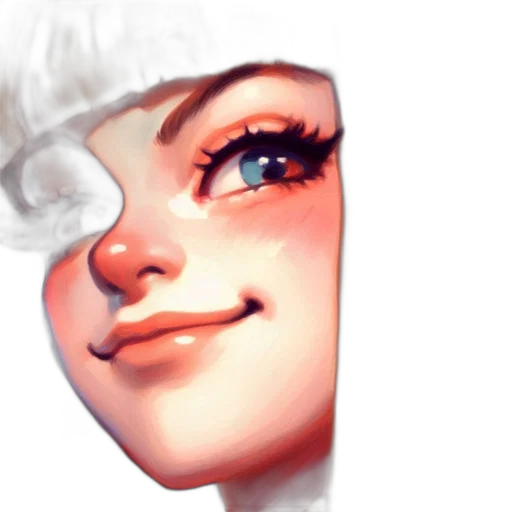 face, mask, robot, hair transparent PNG cut-out
