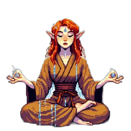staff, pixel art, fantasy art, concept art transparent PNG cut-out