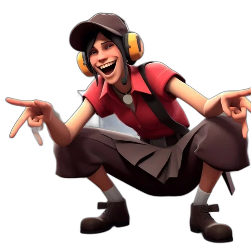 staff, hat, face, creature transparent PNG cut-out