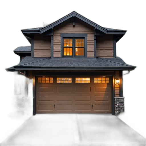 building, furniture, car, 3d render transparent PNG cut-out