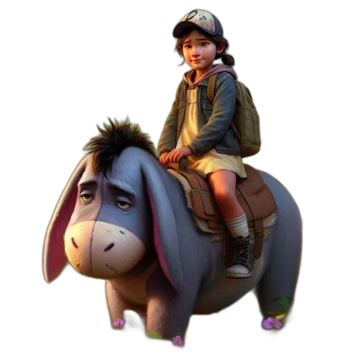animal, concept art, 3d render, photorealistic transparent PNG cut-out