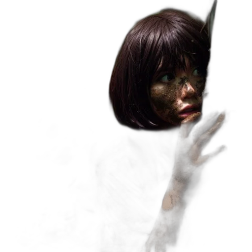 staff, face, mask, creature transparent PNG cut-out