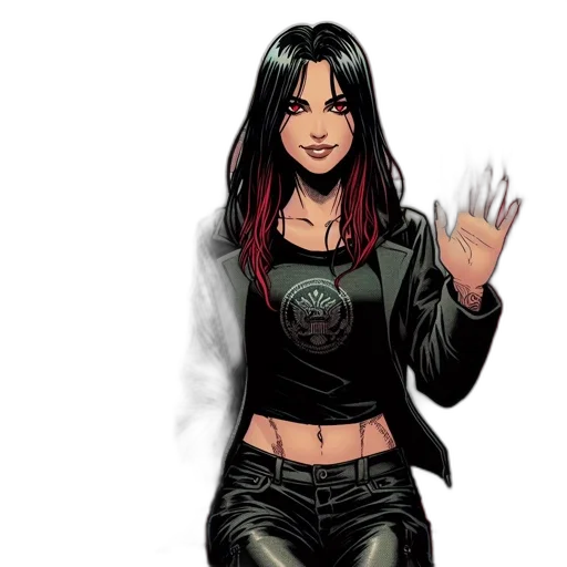 jacket, comic book art, concept art, cartoon transparent PNG cut-out