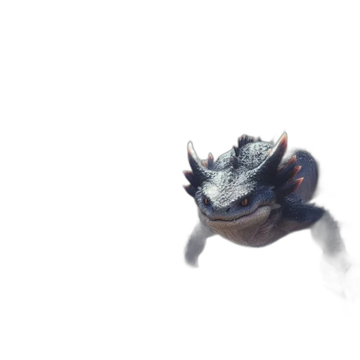 dragon, creature, animal, mask transparent PNG cut-out
