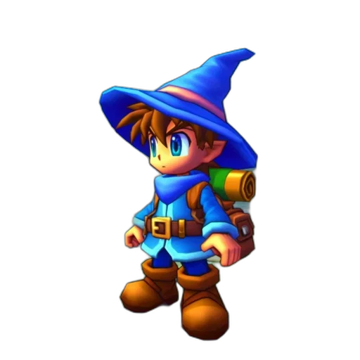 staff, hat, weapon, jacket transparent PNG cut-out