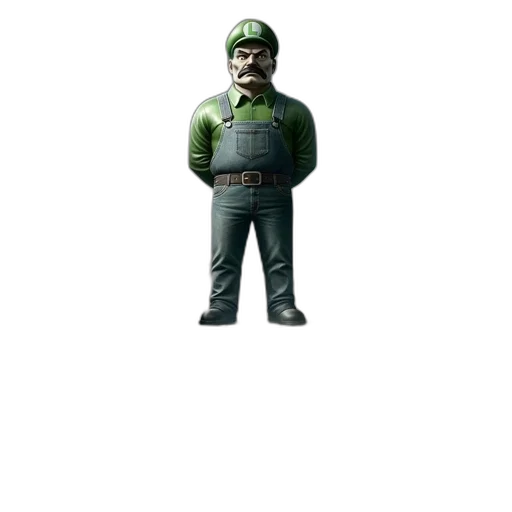 staff, hat, jacket, creature transparent PNG cut-out