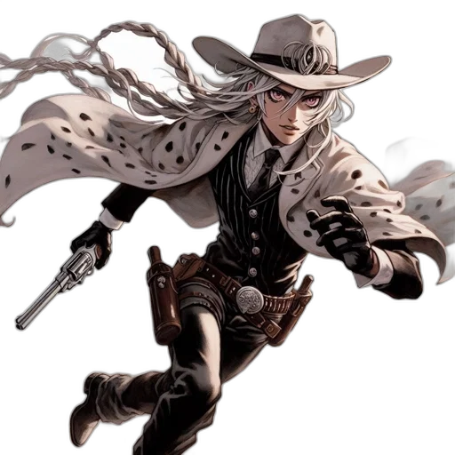 weapon, hat, comic book art, concept art transparent PNG cut-out