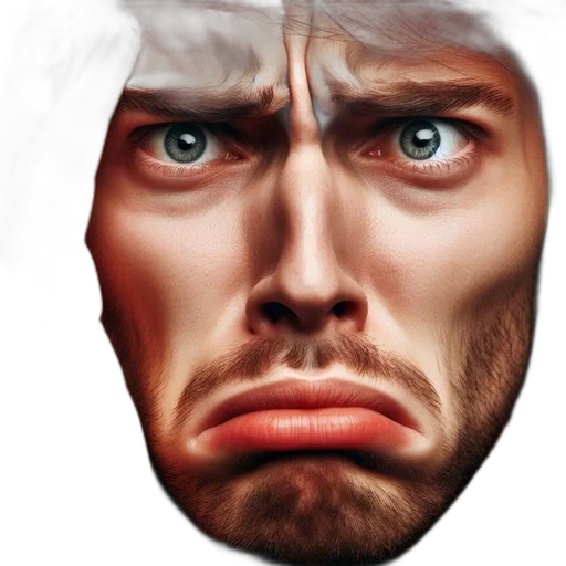 face, mask, creature, hair transparent PNG cut-out