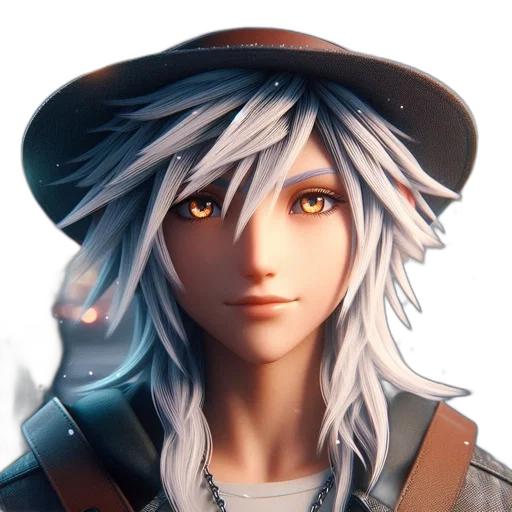 hat, face, staff, hair transparent PNG cut-out