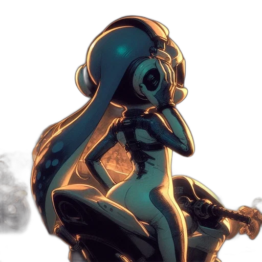 robot, mask, jewelry, creature transparent PNG cut-out