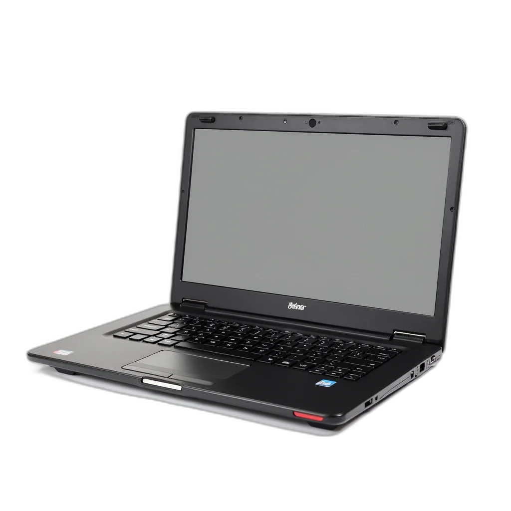 staff, 3d render, black, laptop transparent PNG cut-out