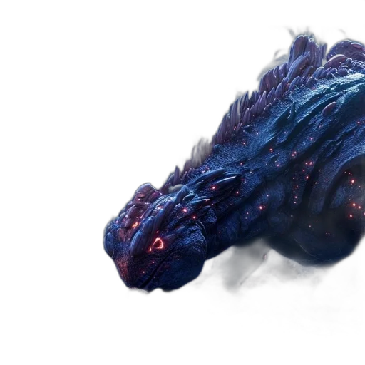 dragon, creature, hair, animal transparent PNG cut-out