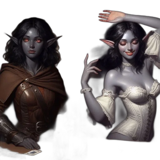 fantasy art, concept art, comic book art, 3d render transparent PNG cut-out