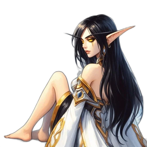 staff, dragon, dress, fantasy art transparent PNG cut-out
