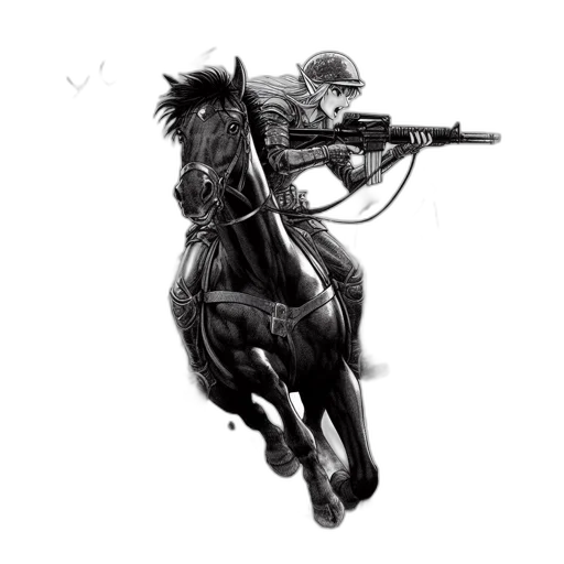 weapon, animal, concept art, photorealistic transparent PNG cut-out