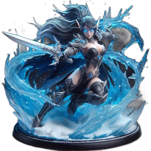 fantasy art, concept art, comic book art, 3d render transparent PNG cut-out