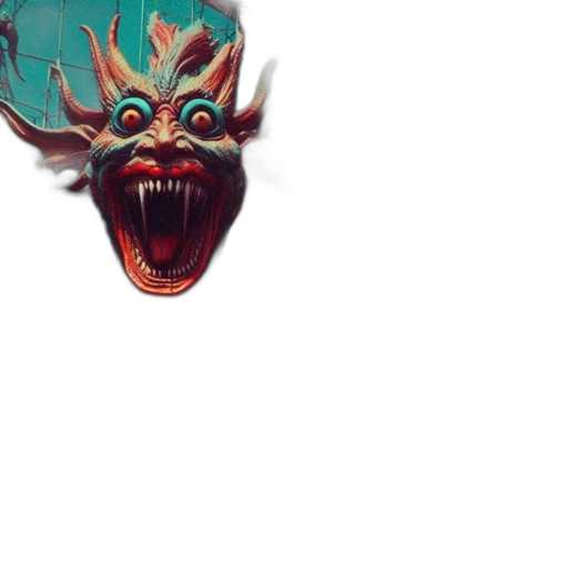 creature, mask, face, dragon transparent PNG cut-out