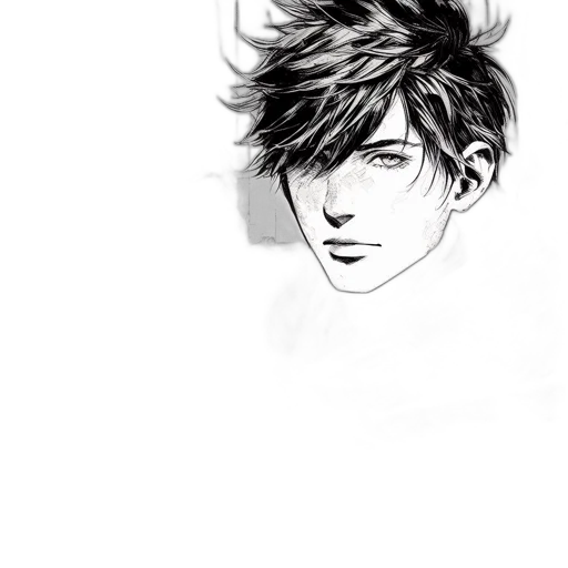 face, mask, hair, creature transparent PNG cut-out